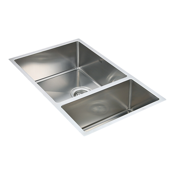 Vortaz 304 Stainless Steel 70/30 Double Kitchen Sink 715x440mm
