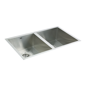 Vortaz 304 Stainless Steel Double Kitchen Sink 770x450mm