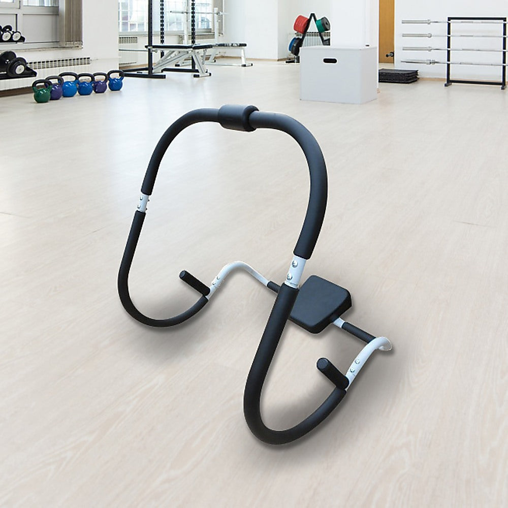 Ab Crunch Roller Machine Digital Monitor Memory Foam Core Trainer