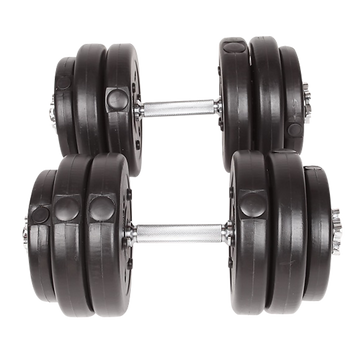30KG Adjustable Dumbbell Set with Spinlock Collars Home Gym Strength Training