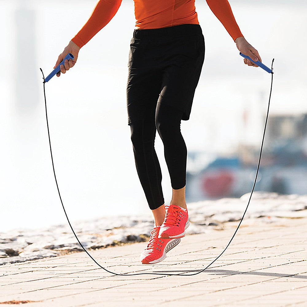 5x CrossFit Speed Skipping Rope Set Adjustable 285cm Steel Wire