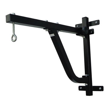 Boxing Punching Bag Wall Mount Pivot Rack Heavy-Duty Steel 70kg Max