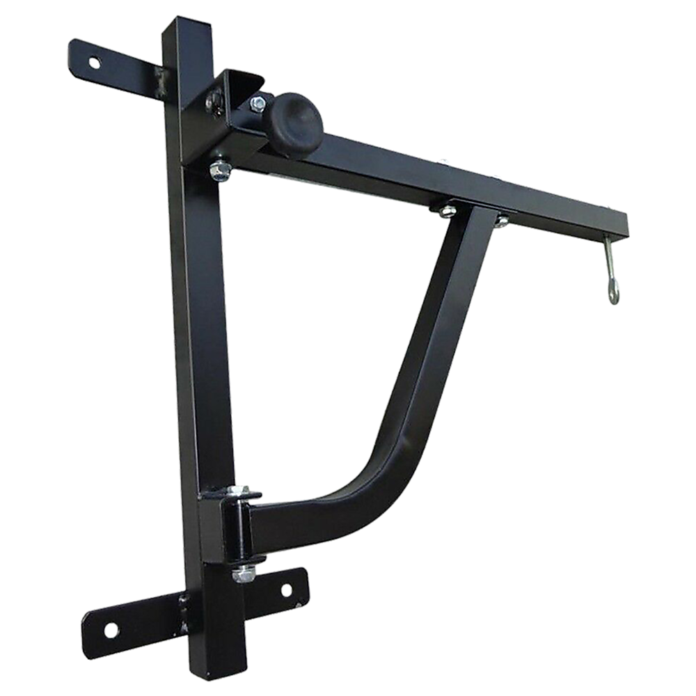 Boxing Punching Bag Wall Mount Pivot Rack Heavy-Duty Steel 70kg Max