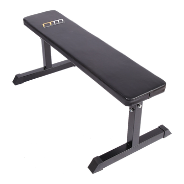 Home Gym Flat Weight Bench Press Metal Frame Padded Support 110kg