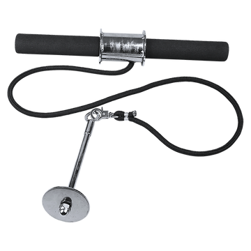 Forearm Wrist Grip Strength Roller Exercise Bar Home Gym
