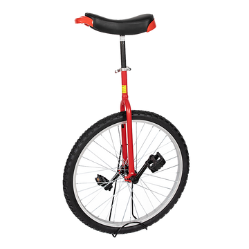 Pro Circus Unicycle 24in Adjustable Seat Stand Included 90kg