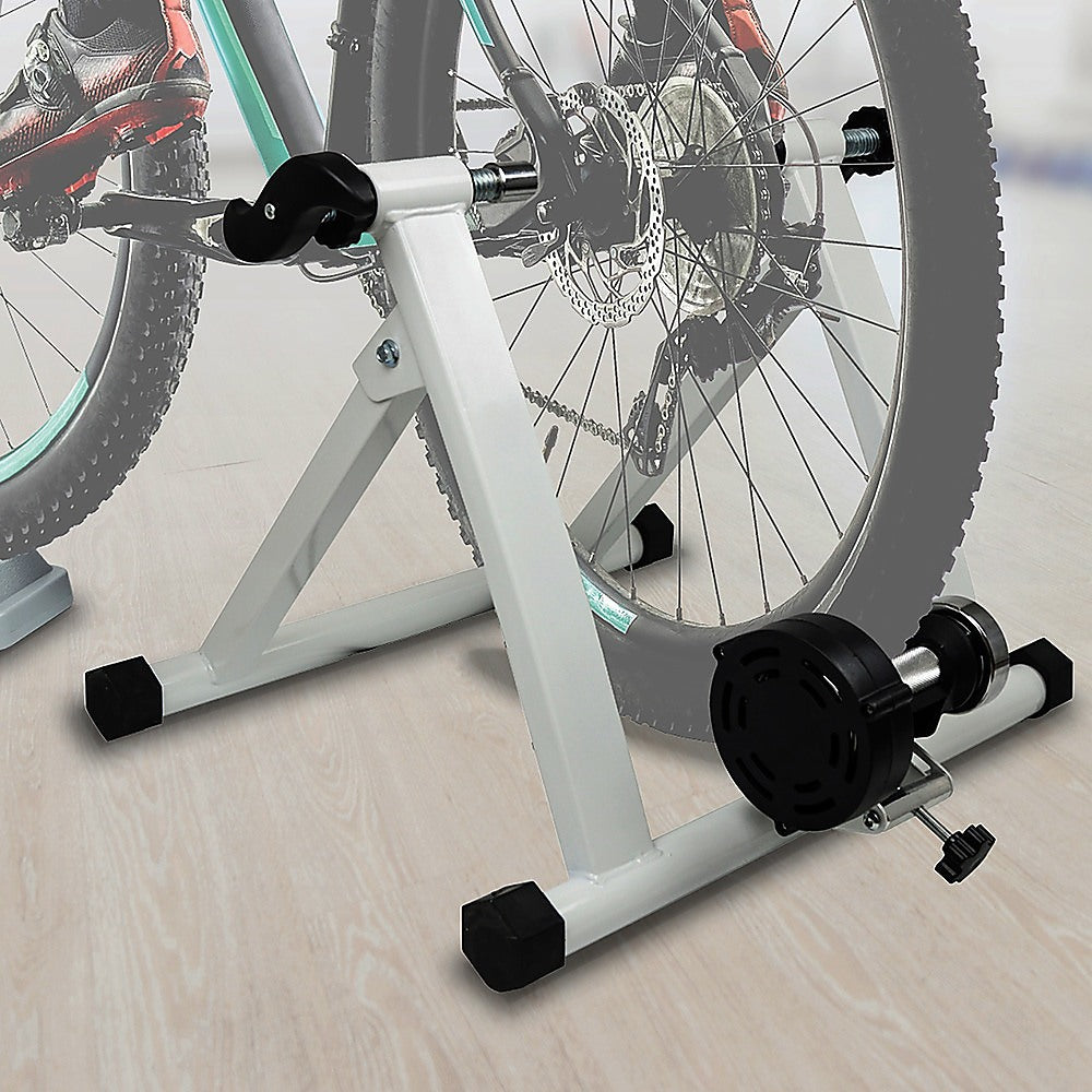 Indoor Magnetic Bike Trainer Stand Foldable 7 Resistance Levels