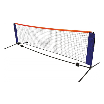 Portable Tennis Net Set 6m Foldable Steel Frame with Carry Bag