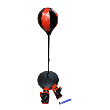 Kids Boxing Punching Bag Set with Stand Height Adjustable 35-52cm