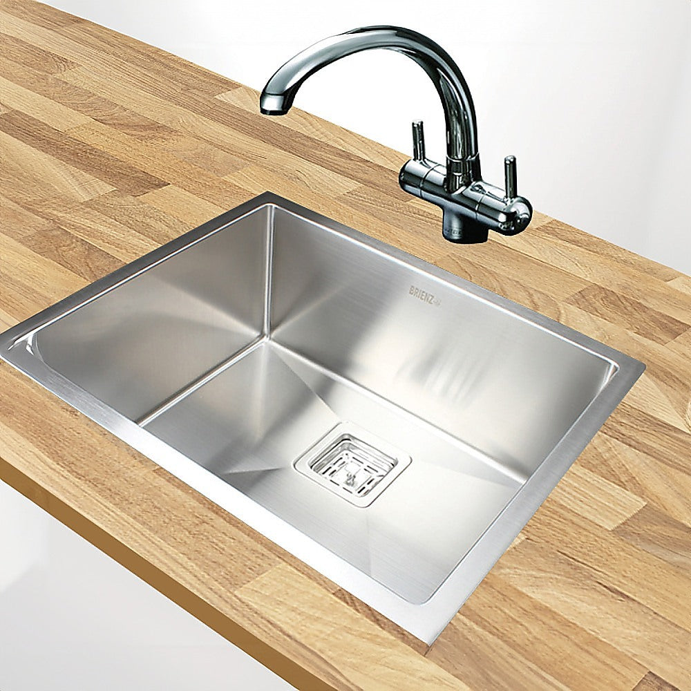 Vortaz 1.5mm Stainless Steel Single Kitchen Sink 550x455mm