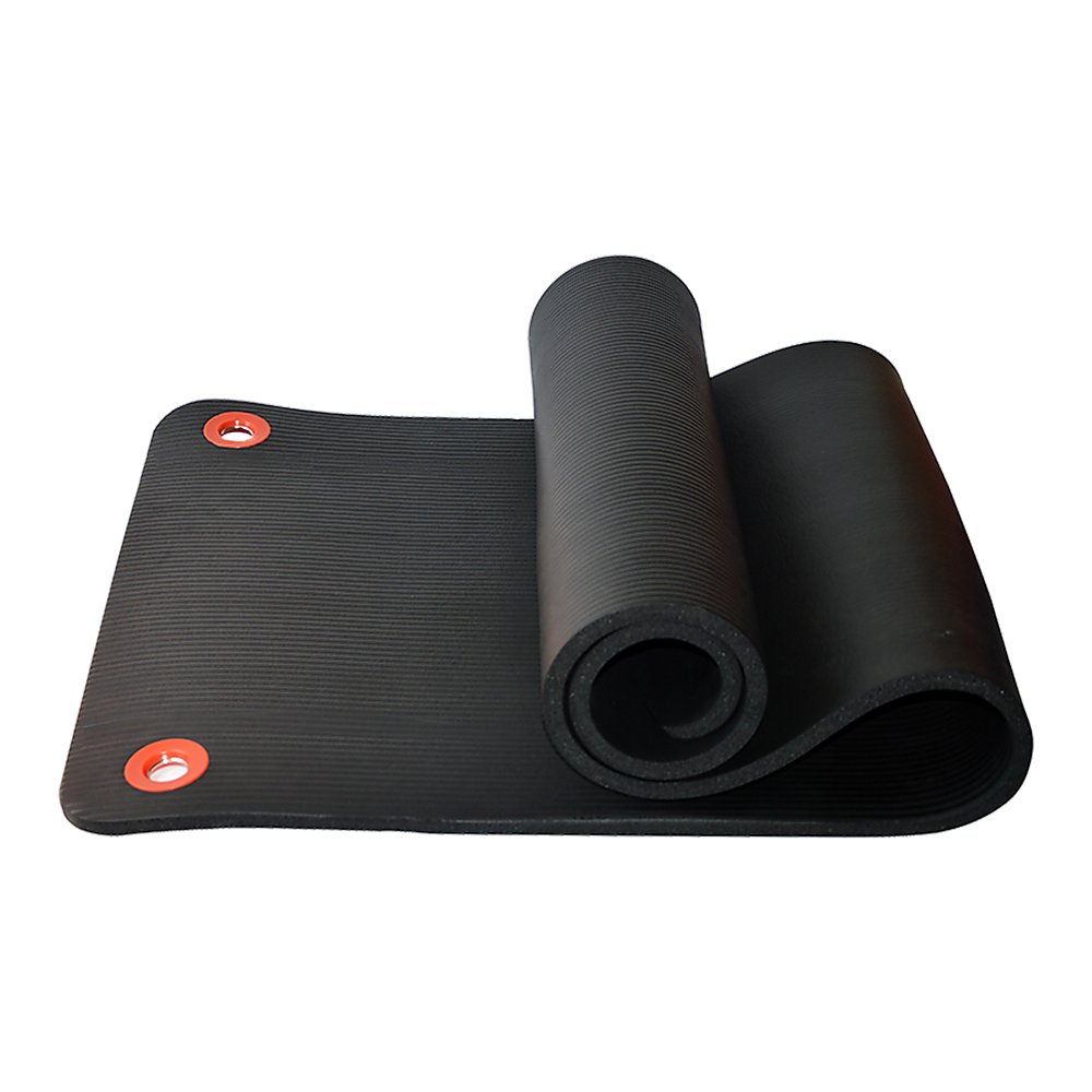Randy Travis Machinery Eyelet Hanging Exercise Mat 180x60cm Black