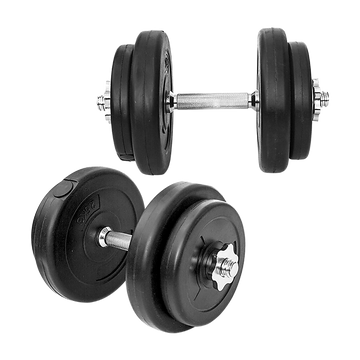 Randy Travis Machinery Adjustable 20kg Dumbbell Set Steel Bars