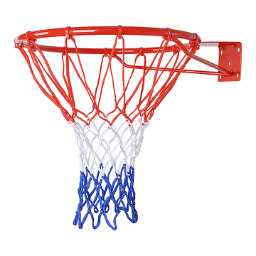 Pro Size Wall Mounted Basketball Hoop 45cm Official Ring with Net