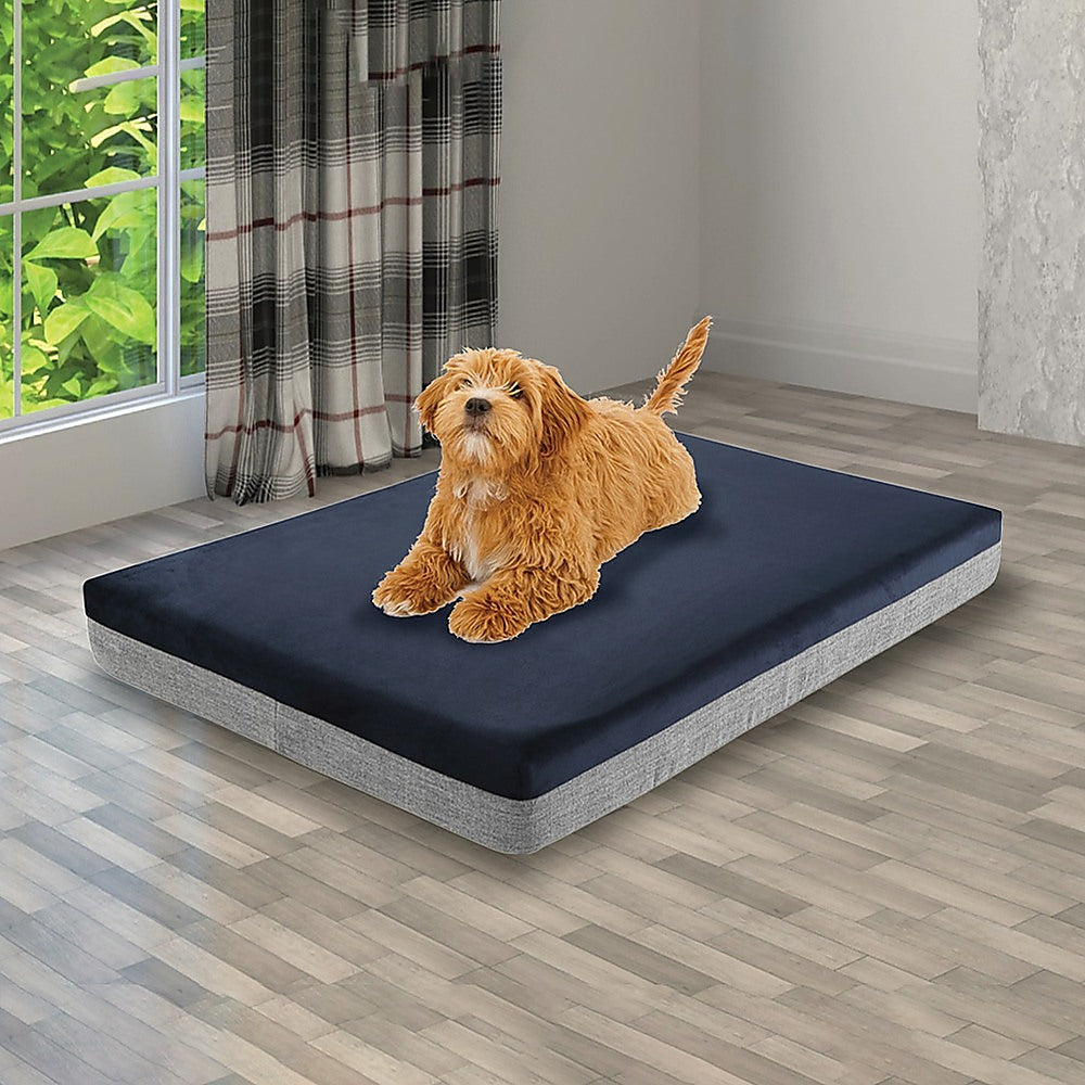 Palermo Memory Foam Dog Bed Orthopedic Waterproof 12cm Large