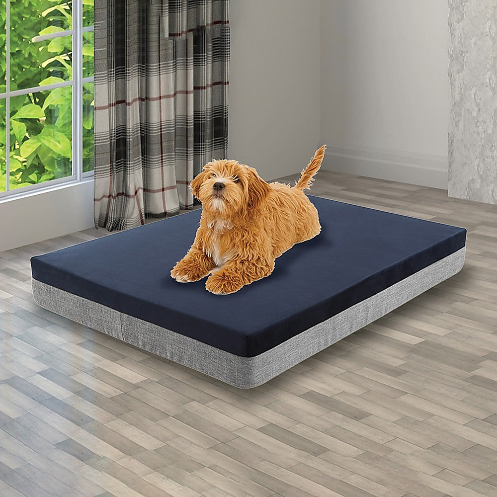 Palermo Memory Foam Dog Bed Orthopedic Waterproof 15cm Extra Large