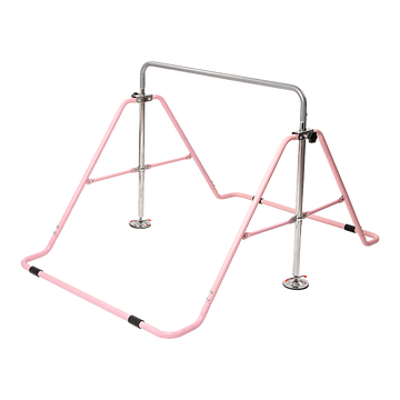 Randy Travis Machinery Kids Gymnastics Horizontal Bar Adjustable 128cm Pink