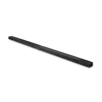 2.2m Folding Gymnastics Balance Beam Black Synthetic Suede