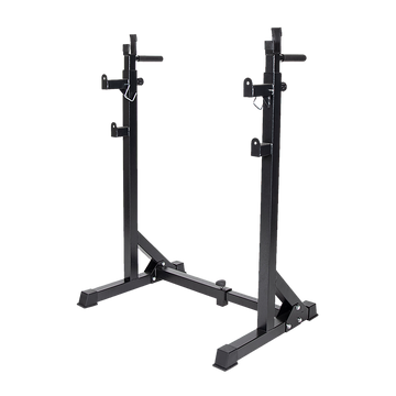 Commercial Squat Rack Pair 300kg Capacity Adjustable Height