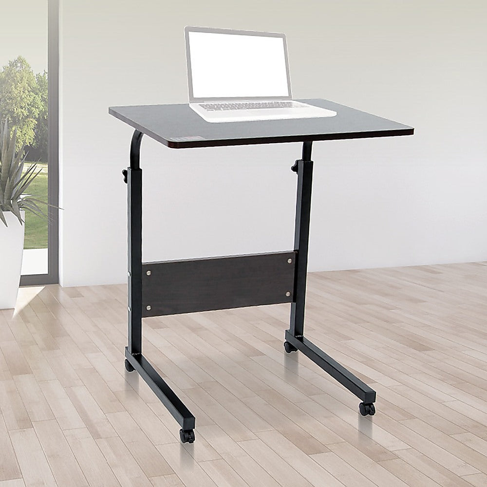 Laptop Desk Adjustable Standing Desk Walnut Wood 60CM