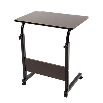 Laptop Desk Adjustable Standing Desk Walnut Wood 60CM