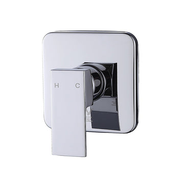 Della Francesca Bath Mixer Tap Square Design with Solid Brass Chrome