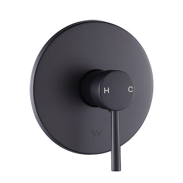 Della Francesca Bath Mixer Tap Rounded Design Brass Matte Black