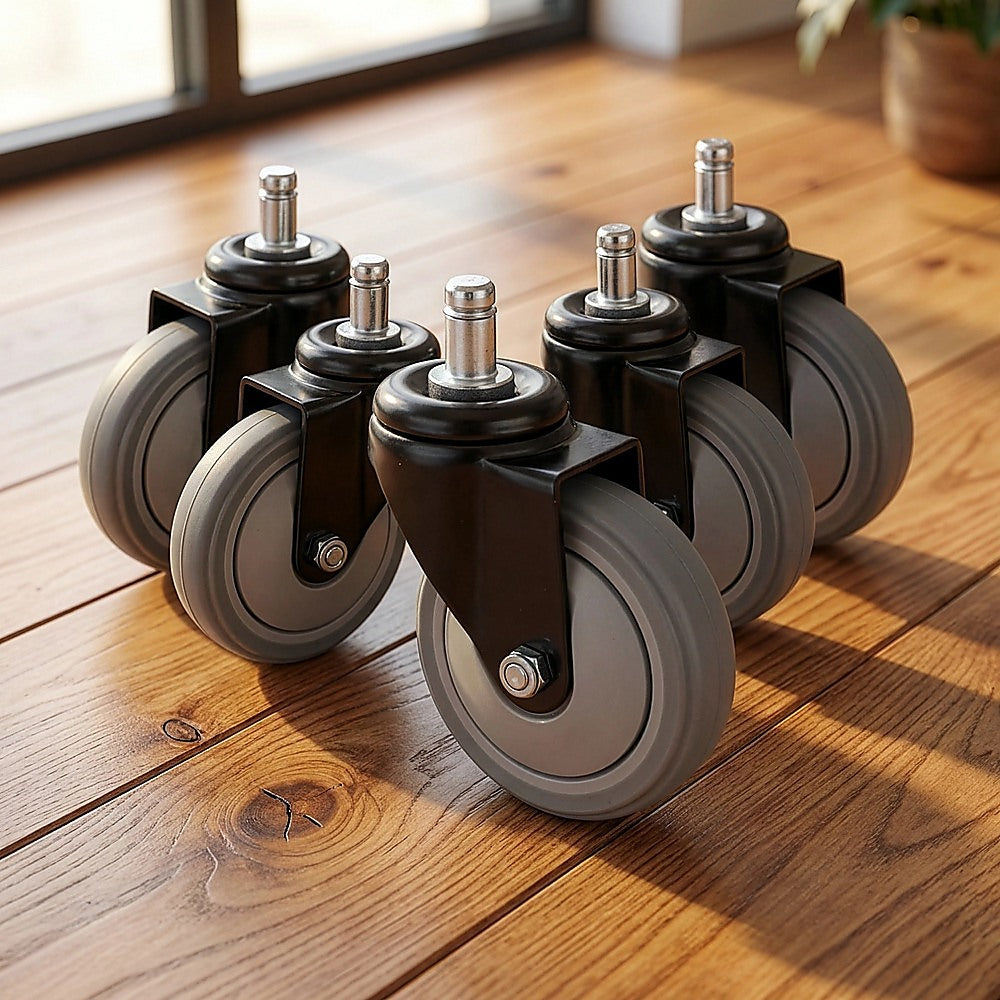 Office Chair Caster Wheels Set of 5 Heavy Duty Universal Replacement