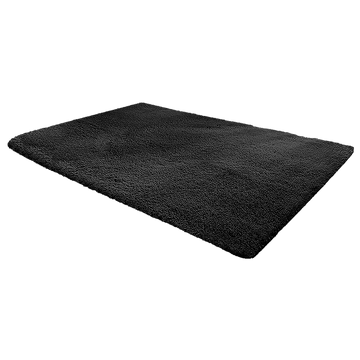 Shaggy Rug 230x160cm Soft Floor Rug Bedroom Living Room Black