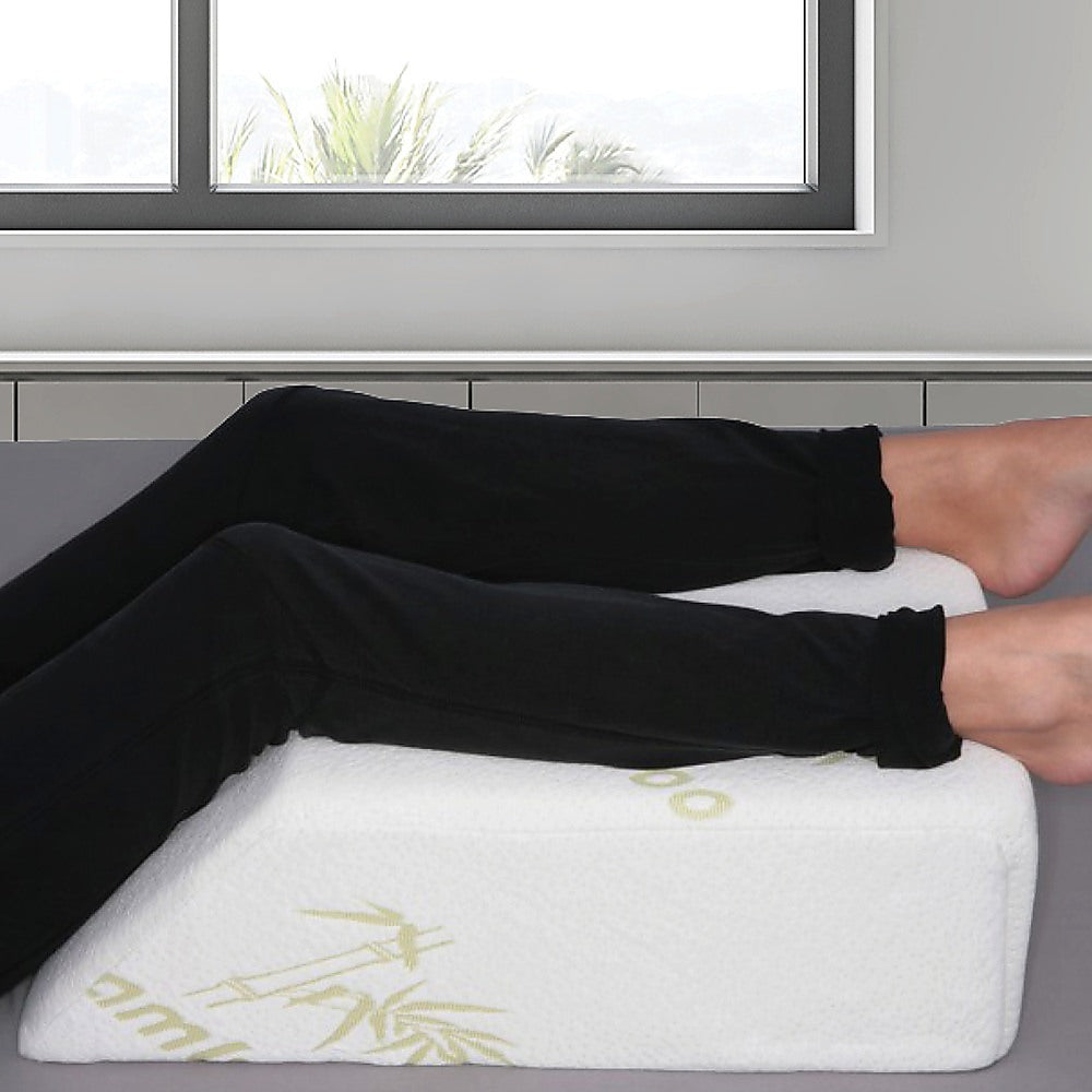 Randy Travis Machinery Cool Gel Memory Foam Wedge Pillow Leg Raiser 61x51x20cm