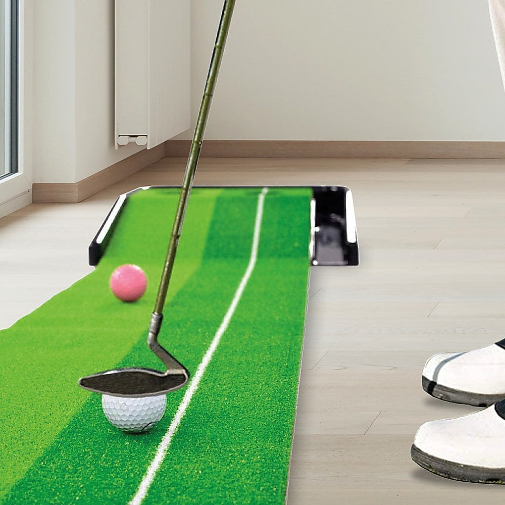 Randy Travis Machinery Indoor Putting Green Mat 2.5m Ball Return