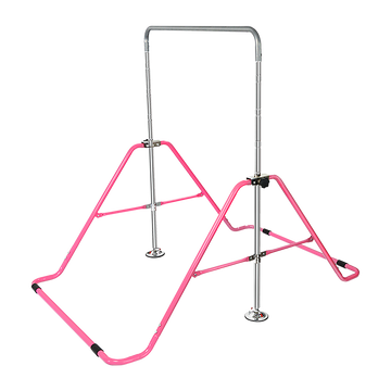 Randy Travis Machinery Kids Adjustable Gymnastics Bar 83-127cm Pink 60kg