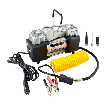 Randy & Travis Portable 12V Car Air Compressor 150PSI 85L/min Black Yellow