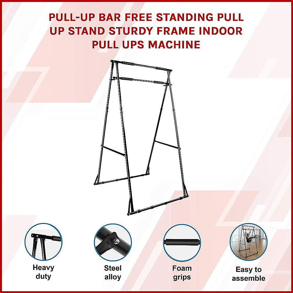 Randy Travis Machinery Pull Up Bar 8 Height Adjustable 200kg
