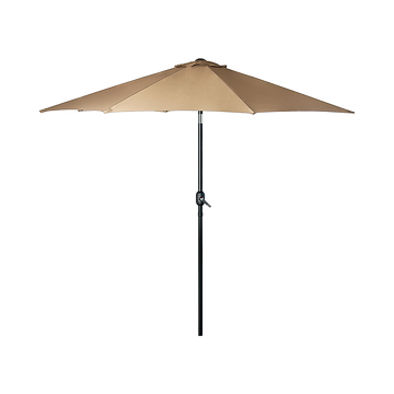 Randy Travis Machinery Centre Post Umbrella 270cm Cocoa