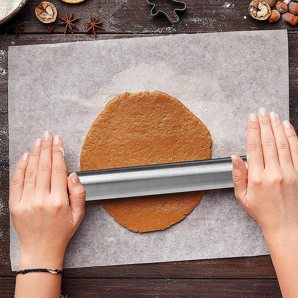 Stainless Steel Rolling Pin 42.5cm for Baking