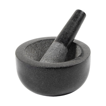 Granite Mortar and Pestle Set 16cm Grey