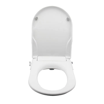 Randy Travis Machinery Non Electric Bidet Toilet Seat U-Shape Cover White