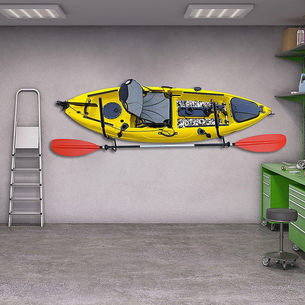 Kayak and Surfboard Wall Storage Rack 2-Pack with Foam Pads
