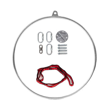 Aerial Yoga Hoop Lyra Ring 90cm for Home Gym Yoga Dance