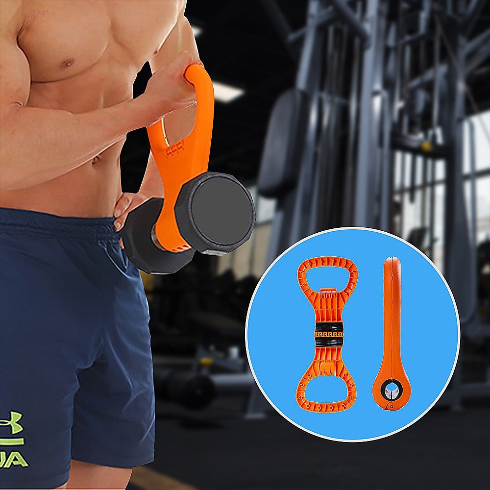 Dumbbell to Kettlebell Converter Grip Handle 28cm Black