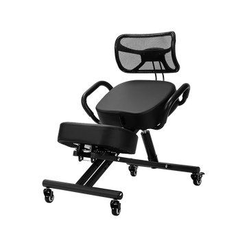 Ergonomic Kneeling Posture Chair with Memory Foam Black