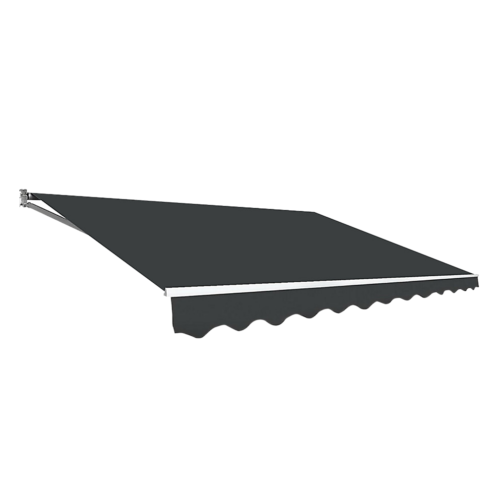 Bariloche Folding Arm Awning UV and Wind Resistant 3.0m x 2.5m Grey
