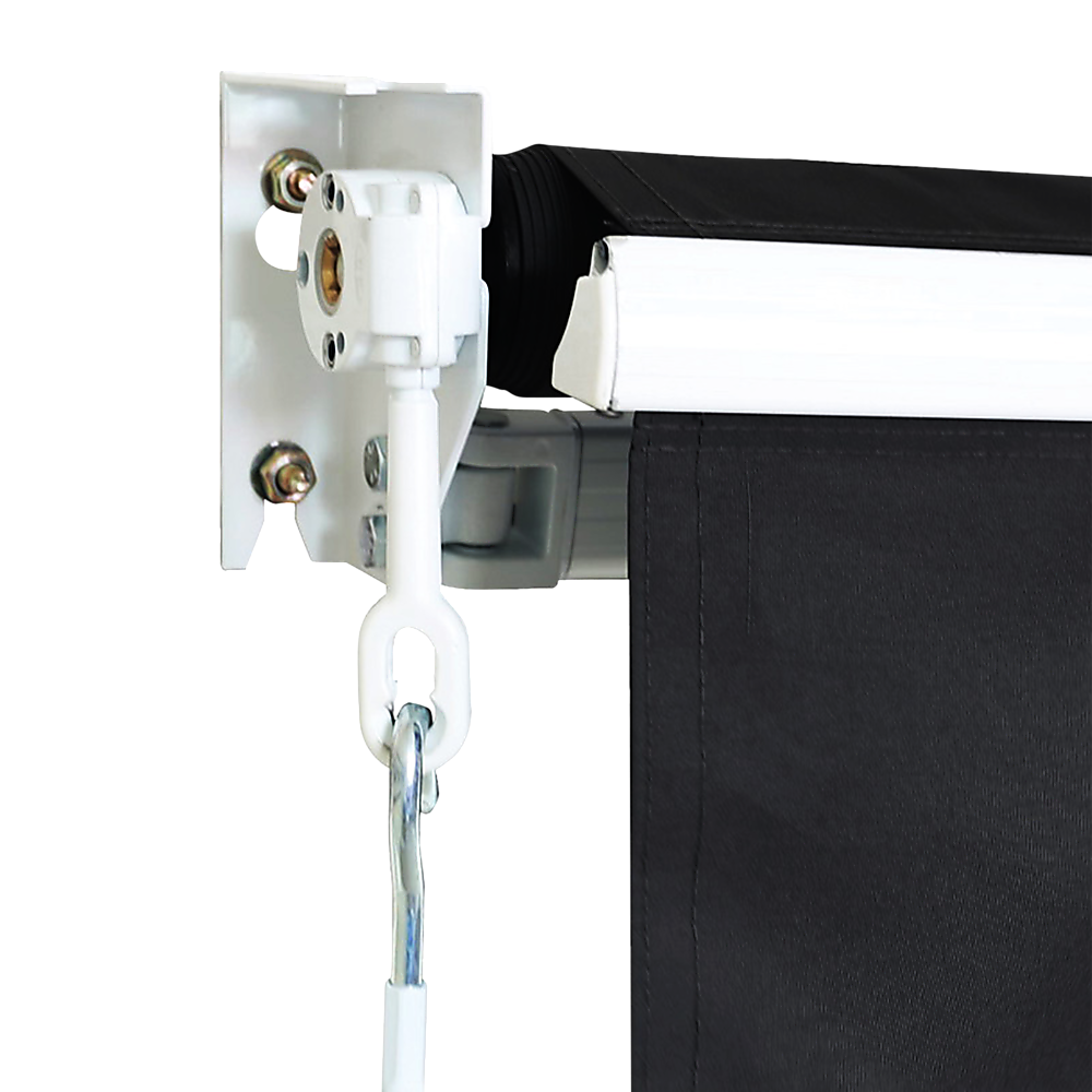 Bariloche Folding Arm Awning UV and Wind Resistant 3.0m x 2.5m Black