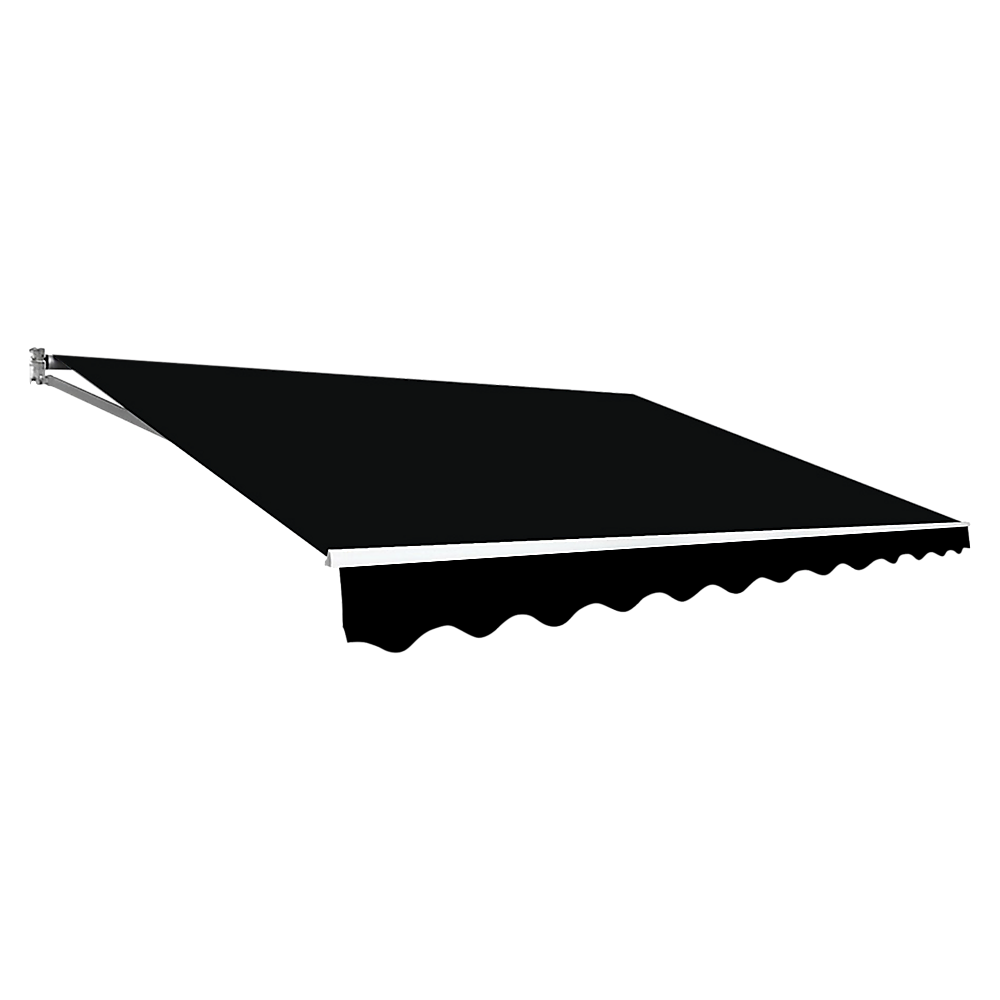 Bariloche Outdoor Folding Arm Awning Retractable Black 5x3m