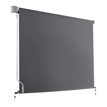 Bariloche Retractable Outdoor Patio Screen Awning 2.1x2.5m Grey