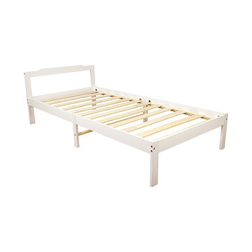 Pine Wood Bed Frame Single Natural Timber