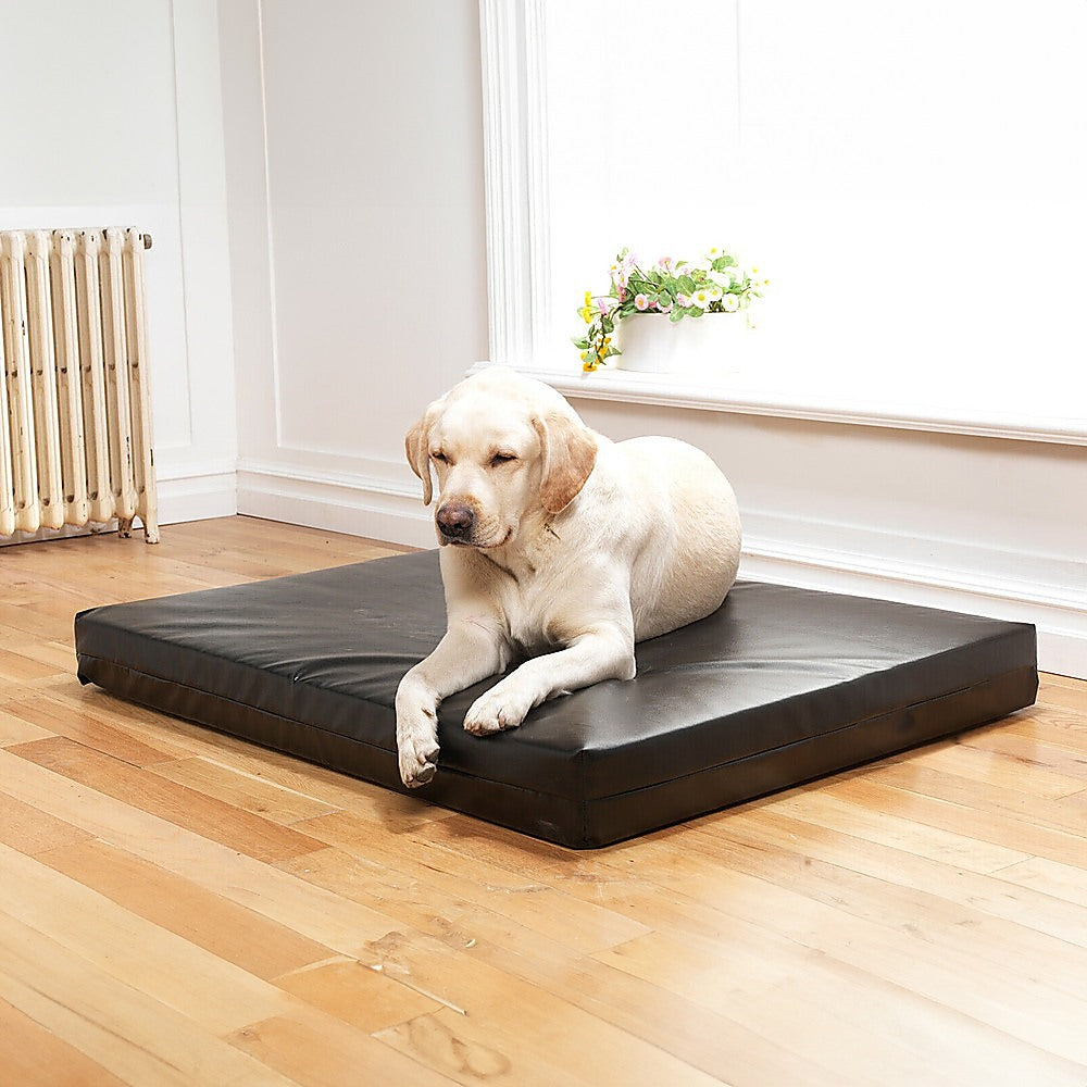 Heavy Duty XL Dog Bed 120cm Chew Resistant Kennel Run Pet Mattress