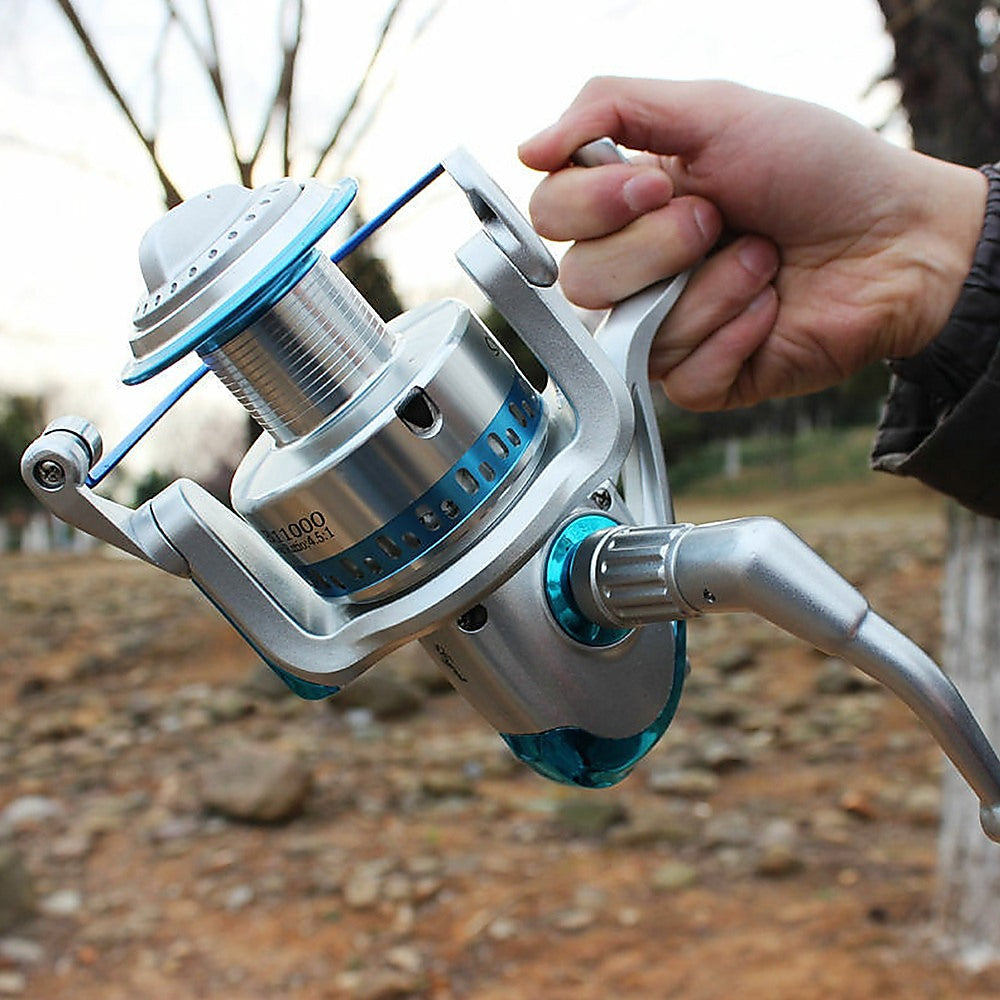Saltwater Metal Spinning Fishing Reel 4.5:1 Ratio 10kg Drag Sea River Lake