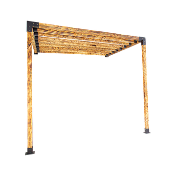 Steel Pergola Bracket Kit DIY Installation Black