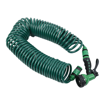 Randy Travis Machinery 30M Garden Hose Coil Kink-Resistant with Spray Gun